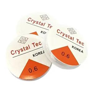 Crystal Tec 우레탄 낚시줄 0.6x1 10개입/비즈/공예용/스판줄/비즈용/우레탄줄/수업용/스판/공예/낙시줄
