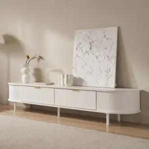 잉글랜더 SAF 렉스 템바보드 라운드 티비다이 TV 거실장 2100