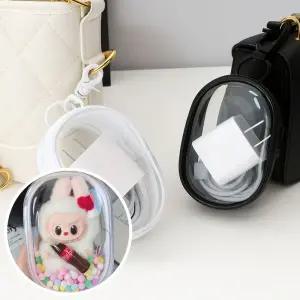 투명 보관 케이스 키링 인형 소품 파우치 PVC 솜인형 가방