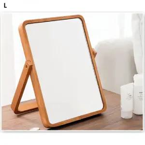 우드 탁상거울/학생/여성/미용/화장/스탠딩/거울/가정용/다용도/탁상/책상/메이크업/뷰티