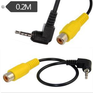 0.2m RCA - 2.5mm AV-IN 케이블 자동차 후방 카메라 GPS