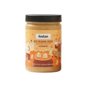 [소비기한 임박] 안단 피넛버터 크런치 400g, 1개