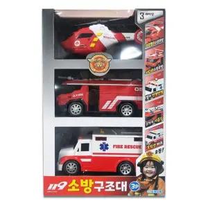 유아동 후릭션 사운드 자동차 119소방구조대 세트어린이선물 조카 장난감완구 크리스마스 작동 돌선물 미니