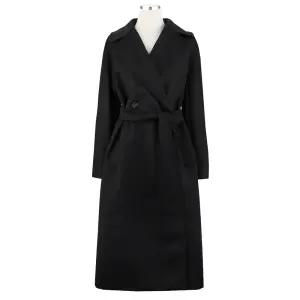 25FW 막스마라 2525016031600 013 RESINA 버진울 코트 블랙