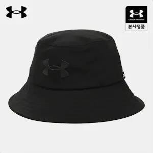 남성 UA골프 UAG 레터링 프린트 버킷햇_U4AMCP004-0001