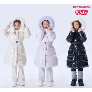 [롯데백화점]뉴발란스 NBgC_여아 벨라인 벨트 롱다운 (GOOSE 8020) (NK9PF4813G)