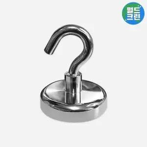 [월드크린] 네오디뮴 자석 걸이 후크형 48mm 초강력 마그넷