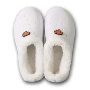 EVA 겨울 만능화 실내화 털실 퍼실 안감 흰색 화이트 고급 사무실슬리퍼 슬리퍼 털화