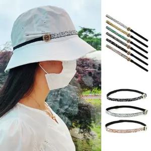 2개 글리터 큐빅 헤드밴드 헤어 패션 머리띠 얇은 보석 모자고정스포츠헤어 골프헤어 피트니스헤어 여름헤