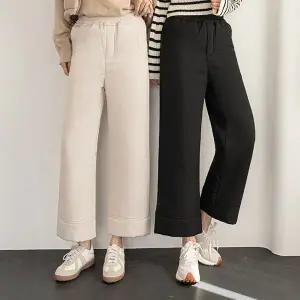 [크로벨디]본적없는 패딩 와이드팬츠