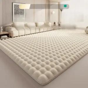 구름 러그 벨벳 카펫 거실 두꺼운 침실 매트 가을 겨울 카페트 극세사 친환경 미끄럼방지 보온