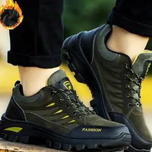 남자 방한화 방수화 기모 신발 남성 방한화 겨울 아웃도어화 데일리화 트레킹화 등산화 미끄럼 방지화
