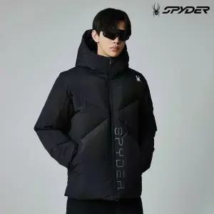 [매장정품]  공용 헥센 X라인 볼륨 다운 자켓 SPIWCNDJ307UBLK