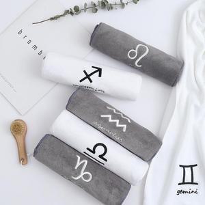 빠른 건조  땀 흡수 러닝 체육관 스포츠 타월 성인용 로고 별자리 활동 선물 확장형  초미세 섬유