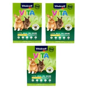 [애니몰파크]비타크래프트 올인원 어덜트 성토 600g 3개 큰토끼 사료 먹이