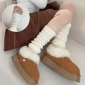 [4컬러] 오픈토 니트 레그워머 니삭스 양말 2911