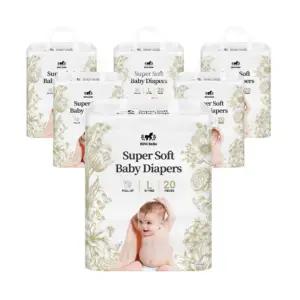 비니베베 기저귀 슈퍼소프트 팬티형 대형 L 20p X 6팩 BNS