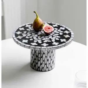 자개상 티테이블 전통 찻상 탁자 원형 술상 레트로