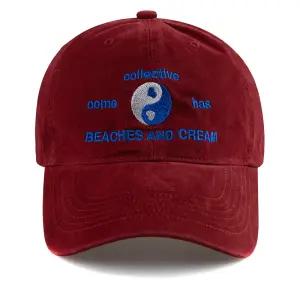 [비치스앤크림]Collective Cation Ball cap-Red Wine