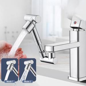 만능인 1440° 회전 수도꼭지 확장기 금속 구리 스프레이 헤드 탭 연장 주방 싱크대 통풍기 2