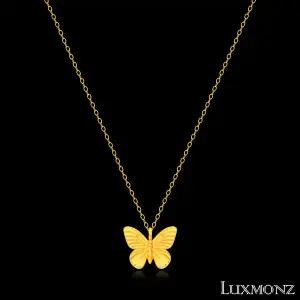 [룩스몬즈] 24K 순금 플로르 나비 목걸이 (방송 중) 24K 골드바 1+1