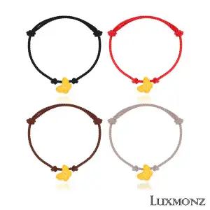 [마지막 생방송] 룩스몬즈 24K 볼륨나비 패브릭 팔찌 + (방송 중) 골드바 2개