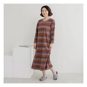 엄마옷 조이마담 H8222 롤리팝 ST 박스 홈웨어 원피스 (겨울용) 중년여성의류