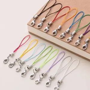 컬러 열쇠고리 줄 키홀더 가방 만들기 스트랩 끈 부자재 인형 자동차 악세사리 재료