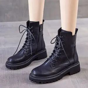 여성 2컬러 기본안감/털안감 옆지퍼 플랫워커