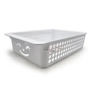 플라스틱 정리바구니 바스켓 4호 색상랜덤