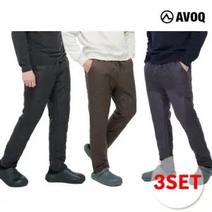 아보크 25FW 웜 테크 방풍 플리스 패딩팬츠 3종, 남성