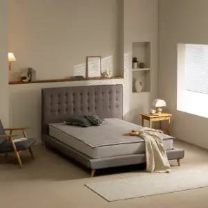 씨메이드 포근이 DC 탄소매트 싱글 110x200cm, 극세사그레이 Main