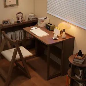 접이식 책상 듀얼폴딩 공부방 거실 공부 틈새 원룸