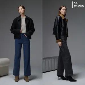 (1+1) 라스튜디오 여성 더블 기모데님 2종