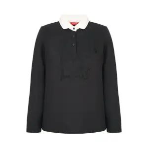 [크로커다일레이디] 크로커다일레이디 고급자수 카라넥 티셔츠CLCWTS211