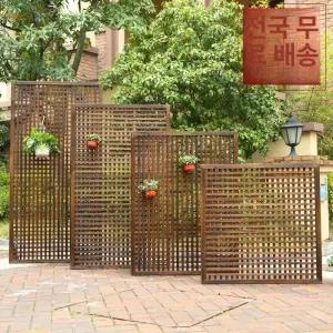 방부목 울타리 테라스 전원주택