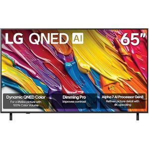 LG 65인치 클래스 QNED AI 4K QNED82A 시리즈 스마트 TV, 사운드, HDR10, 슈퍼 업스케일링, 영화 제작 모드, 와우 오케스트라, 알렉사 내장 (65QNED82AUA, 2025)