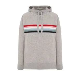 [크로커다일레이디] 크로커다일레이디 컬러배색 스트라이프 니트 후드티CLCWSW202