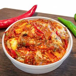 [밥도둑푸드]국내산 굴무침 500g