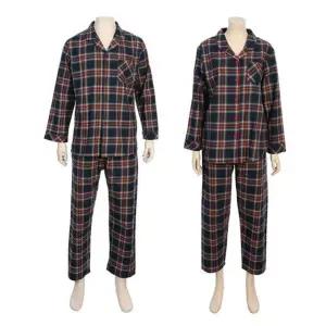 [갤러리아] G/비비안 크리스마스 선물용 추천 선염 기모 체크 커플 파자마(MP/WP8880A)NA