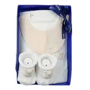 [갤러리아] (압소바말띠출산,백일,아기우주복)베어디모달우주복+베어디단말세트(A11-10605SET)