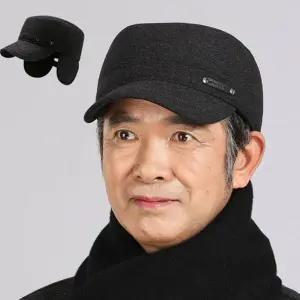 남성 방한 모자 귀달이 군밤 중년 남성 겨울 모자 남자 야구 군모