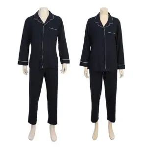 [갤러리아] G/비비안 심플 모던한 싸이로모달스판 솔리드 남여성파자마 세트(MPWP8868A)