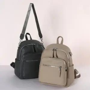 미니백팩 보부상 실버 비닐 여성백팩