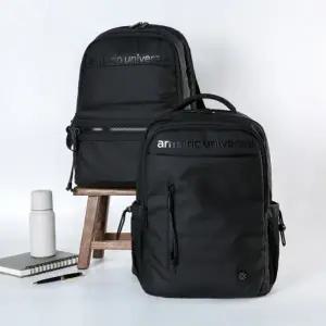 실버 나일론 가방 보부상 백팩