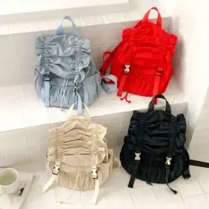 실버 복조리 가방 pvc 여성 백팩