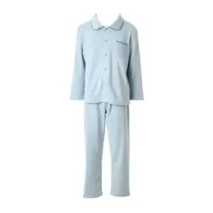 [갤러리아] [커플]적당한 두께감 폴라폴리스 솔리드 베이직 파자마 남.녀 택1 (VPA4558WM)