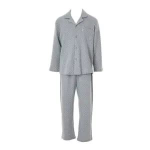 [갤러리아] 와코루 가볍고 보온성이 좋은 삼중직 무늬 자가드 남성잠옷 WPA5486M/BU