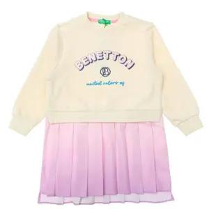 [갤러리아] 베네통키즈   그라데이션플리츠원피스  QAOP13441IV