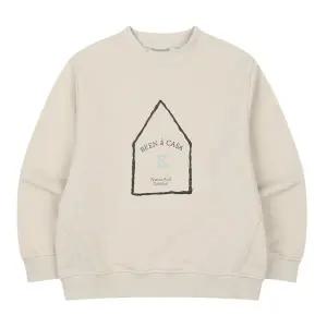 [빈HU]BY71TS01BB 베이지 기모 맨투맨 티셔츠